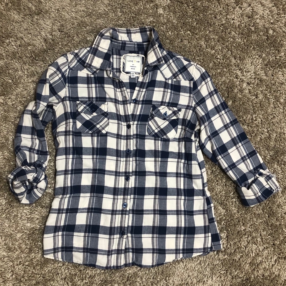 I Love H81 Fitted Flannel Size M